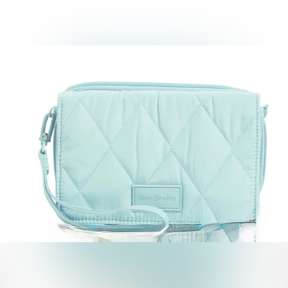 Vera Bradley Ultralight 3-in-1 Crossbody in Sea Salt Blue - Picture 1 of 5